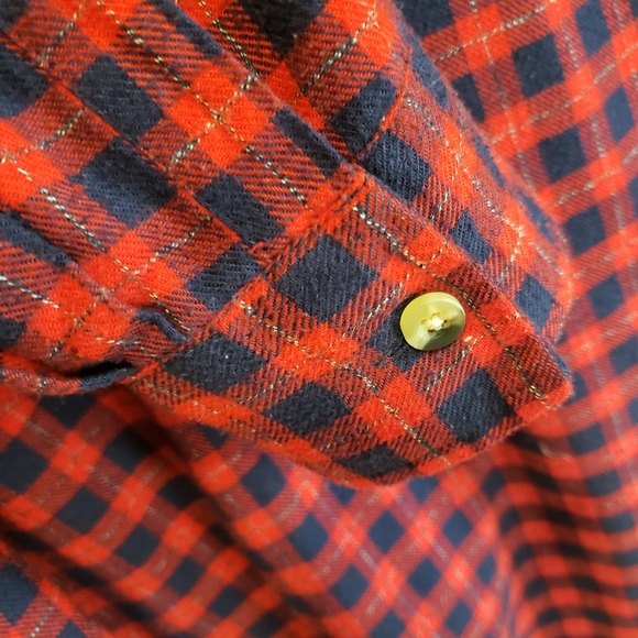 Red Plaid Button-down - Picture 7 of 10